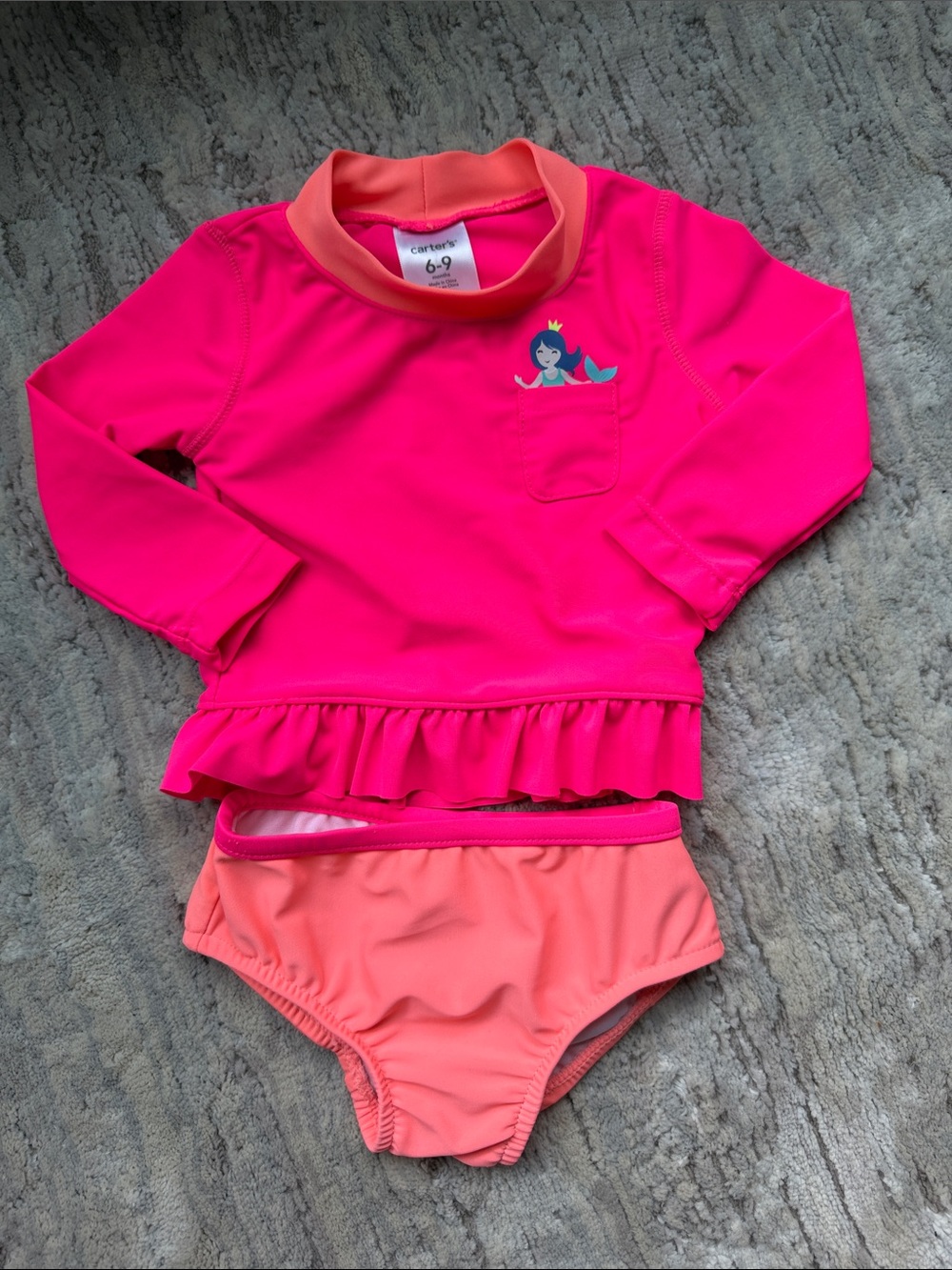 Carters baby girl swim 6/9m
